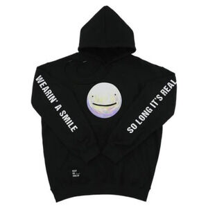 Dream Mask Adult Keep on‎ Smilin Cotton Graphic Pullover Hoodie Size 2XL